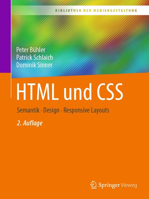 Title details for HTML und CSS by Peter Bühler - Available